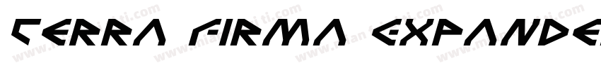 Terra Firma Expanded字体转换